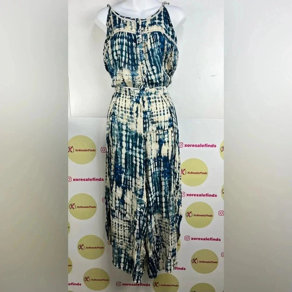 American Rag Tie-Dyed Crop Top And Bottom - Picture 1 of 6